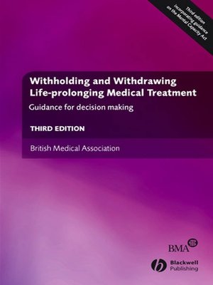 cover image of Withholding and Withdrawing Life-prolonging Medical Treatment
